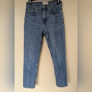 Everlane The Cheeky Jean, Medium Blue (SIZE 26 Ankle)